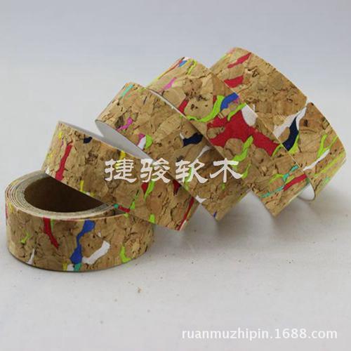 专业生产 软木胶带 办公用胶带 防滑软木带 背胶自粘